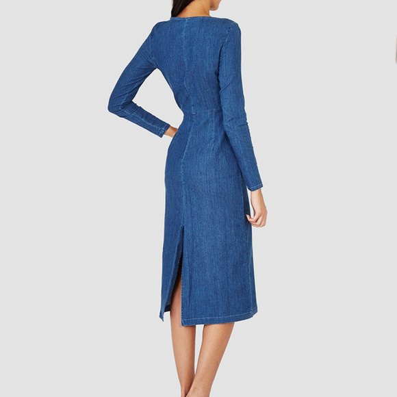 Rachel Comey Tenby Denim Dress size 4 - Picture 3 of 7